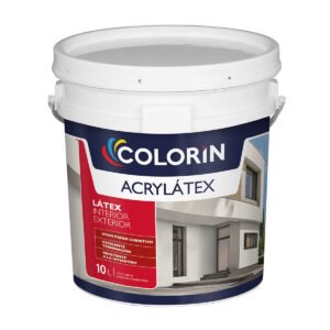 Látex Interior / Exterior Acrylatex Mate Blanco 10 Litros