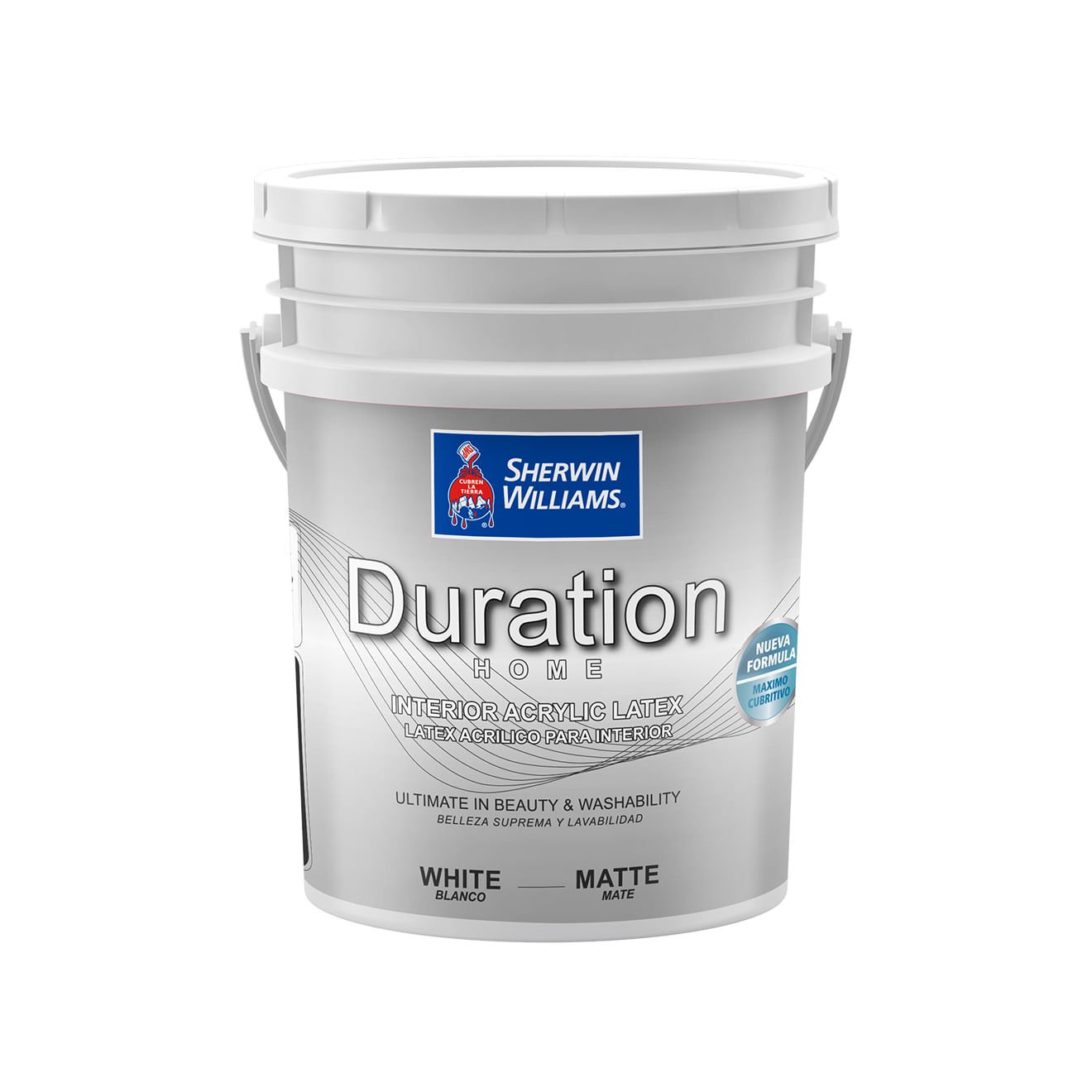 L谩tex Interior Duration Mate Blanco 18,9 Litros