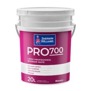 Látex Interior Pro 700 Mate Blanco 20 Litros