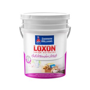 Látex Interior Loxon Antimanchas Mate Blanco 20 Litros