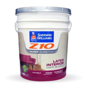 Látex Interior Z10 Supercubritivo Mate Blanco 20 Litros