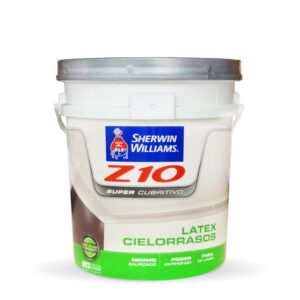 Látex Cielosrrasos Z10 Supercubritivo Mate Blanco 10 Litros