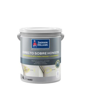 Látex Interior Directo sobre Hongos Mate Blanco 4 Litros
