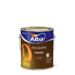 Látex Interior Albalatex Design Satinado Blanco 4 Litros