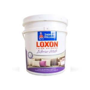 Látex Interior Loxon Blanco Puro Mate Blanco 18 Litros