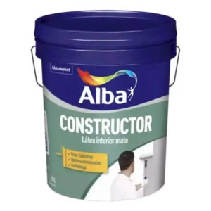 Latex Interior Constructor Mate Blanco 10 Lts Alba