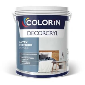 Latex Lavable Decorcryl Interior Blanco Mate 20 Lts