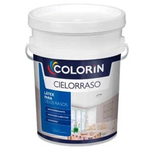 Latex Cielorraso Mate Blanco 10 Lts Colorin