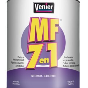 Pintura Antihumedad Interior Blanco Mate Venier Mf 1 L