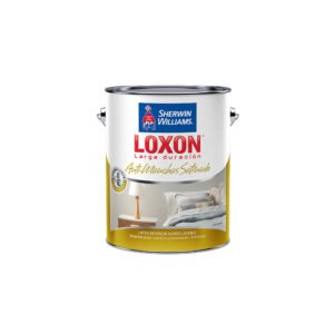 Látex Interior Loxon Antimanchas Satinado Blanco 4 Litros