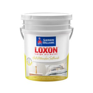 Látex Interior Loxon Antimanchas Satinado Blanco 20 Litros