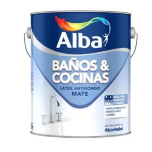 Latex Interior Antihongo Ba¤os Y Cocinas Alba 1 Lt
