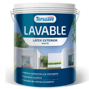 Latex Exterior Lavable Blanco Mate Tersuave 4 Lt