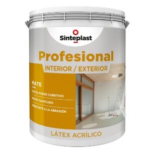 Latex Interior/Exterior Profesional Blanco Mate 10 Lts Sinteplast