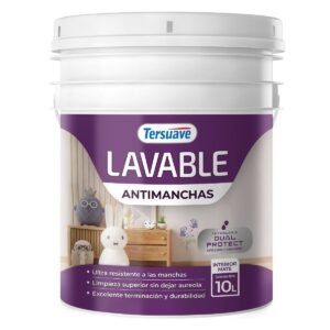 Latex Antimanchas Lavable Mate Blanco 10Lts Tersuave