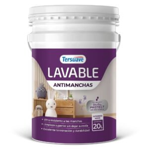 Latex Antimanchas Lavable Mate Blanco 20L Tersuave