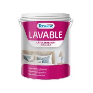 Latex Interior Lavable Satinado Blanco 4 Lts Tersuave