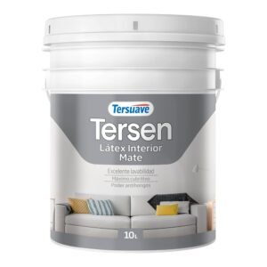 Latex Interior Tersen Mate Blanco 10 Lts Tersuave