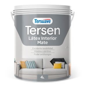 Latex Interior Tersen Mate Blanco 4 Lts Tersuave