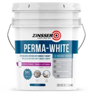 Latex Interior Antihongo Perma White Satinado 18.9 Lts Zinsser