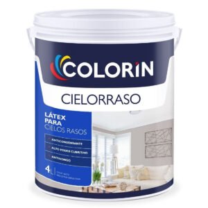 Latex Cielorraso Mate Blanco 4 Lts Colorin