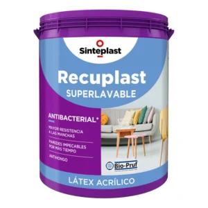 Recuplast Latex Int Superlavable 20lt Satinado Sinteplast