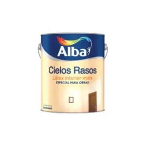 Cielos Rasos Alba Latex Interior Mate 10l Cubritivo