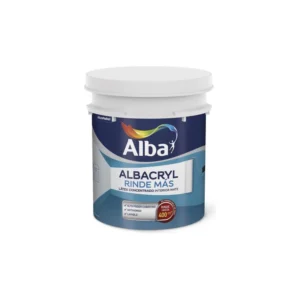 Latex Interior Albacryl Rinde Mas Blanco Mate 20 L