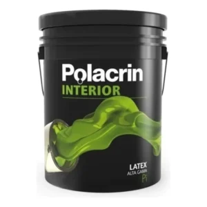 Latex Interior Alto Rendimiento 10l Color Blanco Polacrin