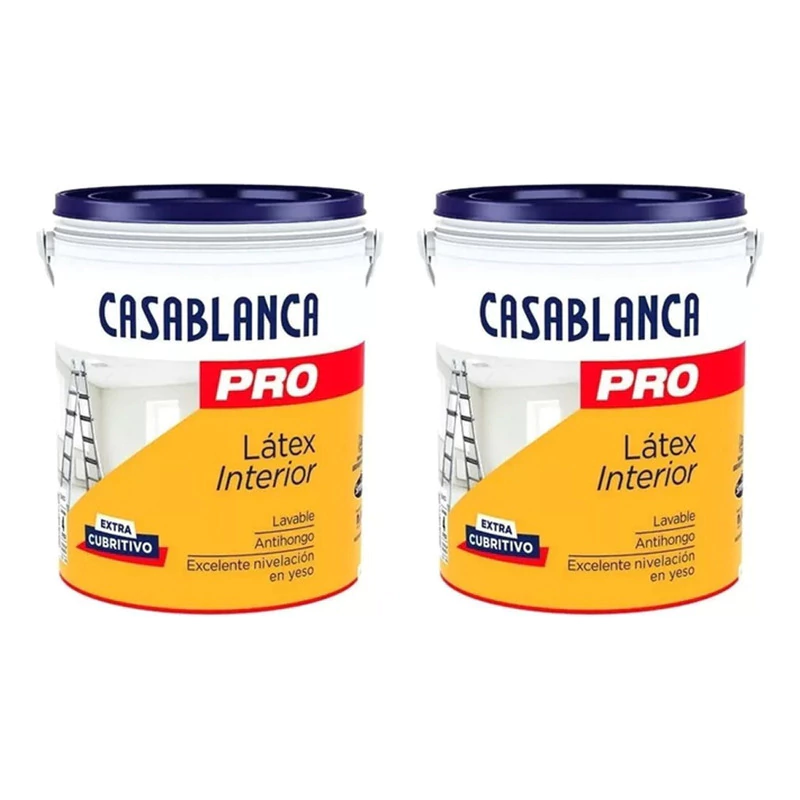 Latex Casablanca Pro Interior 2 X 4 Lts