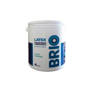 Latex Exterior Brio Andina Acrilico Antihongo 4lt