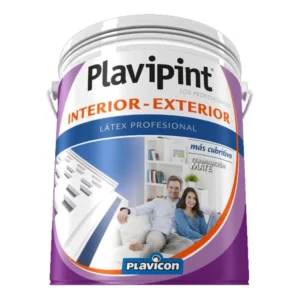 Latex Interior Exterior Mate Plavipint Antihongo 10 L Blanco