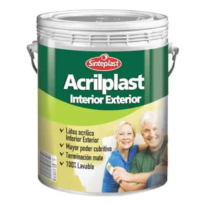 Acrilplast Latex Mate 10 Lts Int Ext Sinteplast