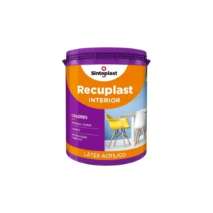 Recuplast Interior Latex Colores Listo Lavable 10lts  Color Rosa