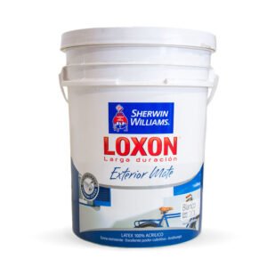 Látex Exterior Loxon Larga Duracion Mate Gris Cemento 20 Litros