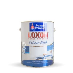 Látex Exterior Loxon Larga Duracion Mate Verde Foresta 4 Litros