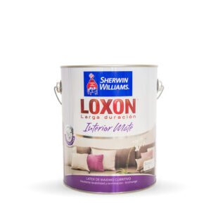 Látex Interior Loxon Larga Duracion Mate Blanco 4 Litros