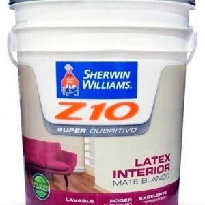 Latex Interior Z10 Mate Blanco 20 Lts Sherwin Williams