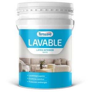 Latex Interior Lavable Mate Blanco 20 Lts Tersuave