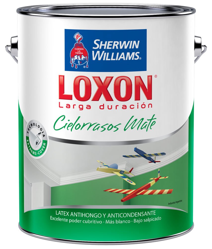 Latex Cielorraso Loxon Blanco 1 L Sherwin Williams
