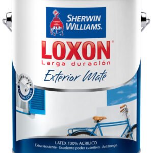 Latex Exterior Loxon Mate Blanco 4 Lts Sherwin Williams