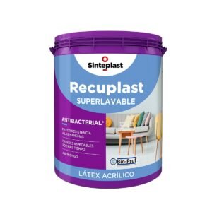 Latex Recuplast Superlavable Interior Mate 20 Lts Sinteplast